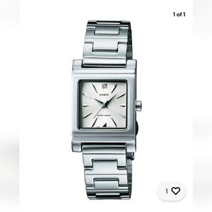 New Casio Women's LTP1237D-7A Analog Quartz Silver Watch